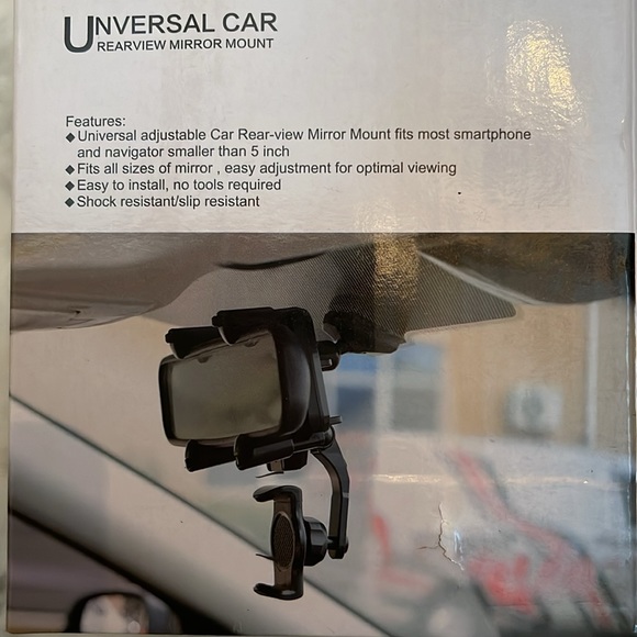 Universal car rear view mirror mount( black) - Picture 3 of 6